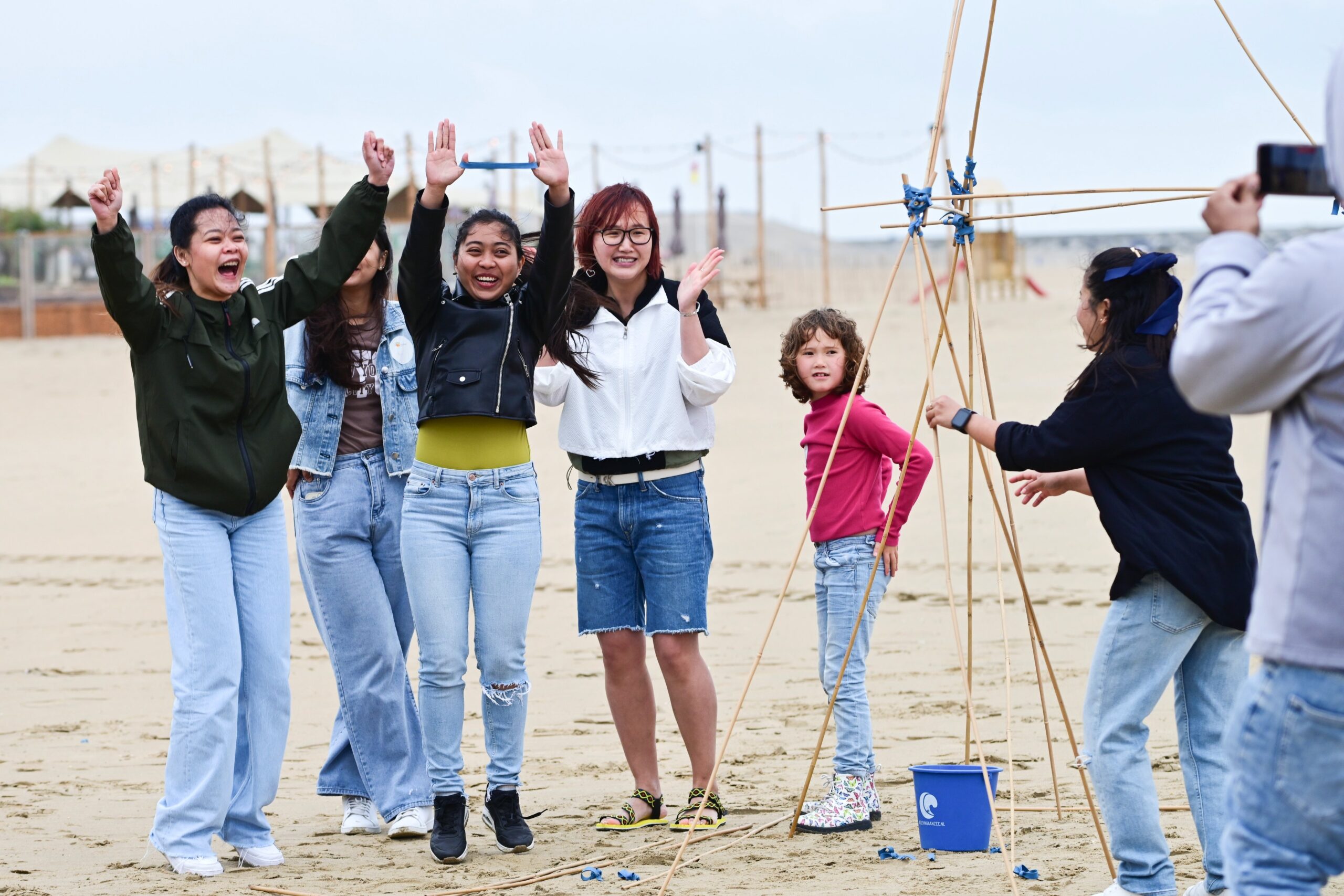Cultureel evenement van Sunshine Au Pair - au pairs die samen Nederland verkennen