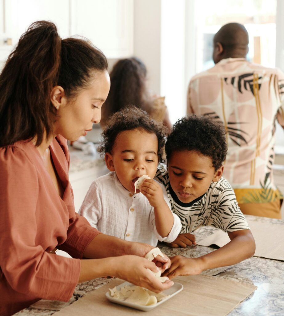 Au pair with children in the Netherlands